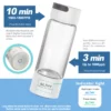 ALTHY Hydrogen Rich Water Ionizer Bottle
