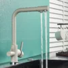 Black Grey Filtered Kitchen Sink Faucet