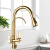 Black Gold 3-Way Kitchen Faucet