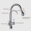 Rozin 3 Way Pull Out Kitchen Faucet with Water Filter Tap