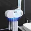 Toothbrush UV Sterilizer with Toothpaste Squeezer