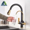 Black Gold 3-Way Kitchen Faucet