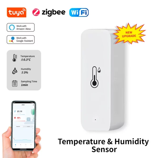 Tuya Smart WiFi Zigbee Temperature Sensor