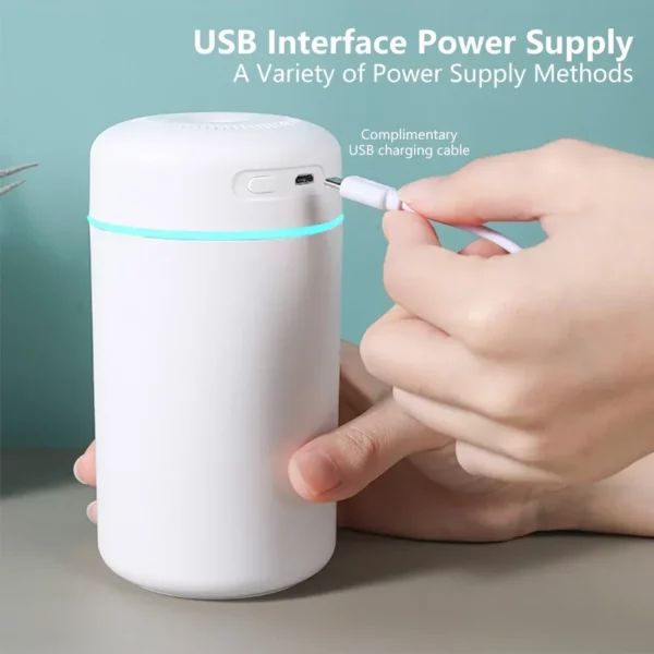 S073dae887bb342d087e8bc82719c9be3n.webp Portable Aroma Oil Diffuser 420ML USB Humidifier