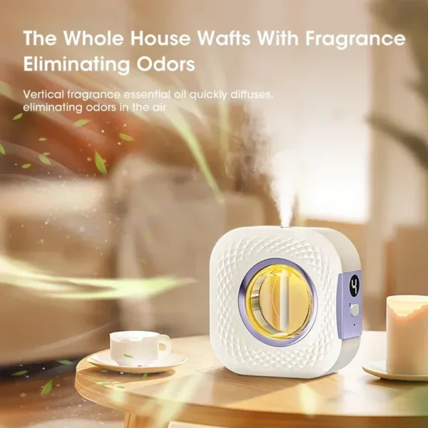 Smart Digital Aroma Diffuser Air Purifier Wall & Tabletop Use