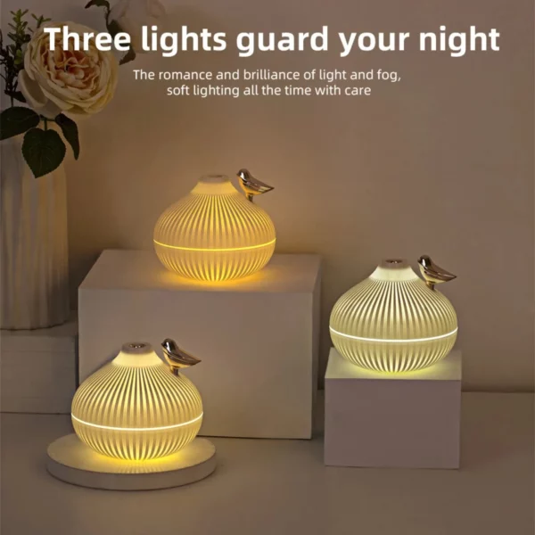 Mini Onion USB Humidifier with Night Light & Aroma Spray