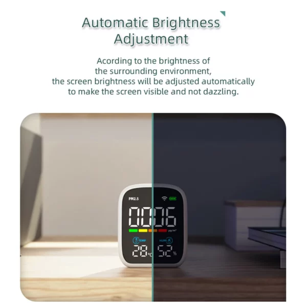 S29b9be102b82481eaa72735b21848436i.webp WiFi Air Quality CO2 PM2.5 Monitor