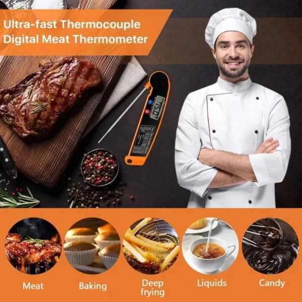 Digital Food Thermometer Kitchen Cooking Tool
