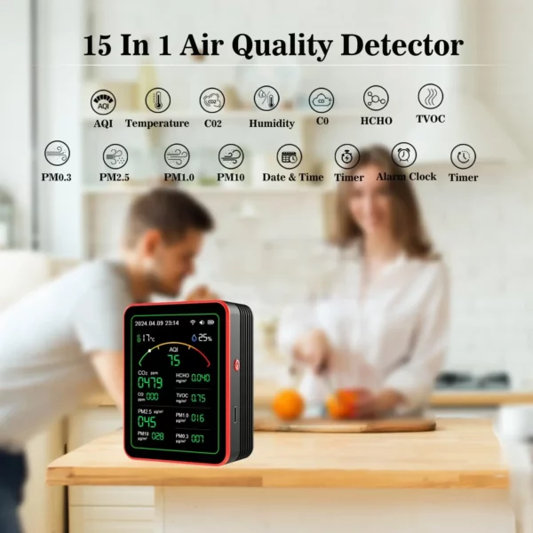 Tuya Smart 15-in-1 Air Quality Monitor