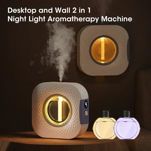 Smart Digital Aroma Diffuser Air Purifier Wall & Tabletop Use