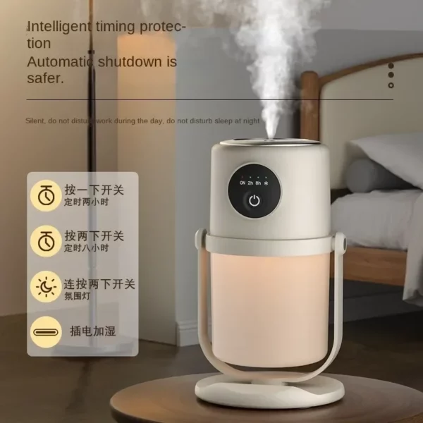 S4f6e42b9473c4125b339f33c361fdf9fL.webp Rotating USB Humidifier Night Light Diffuser