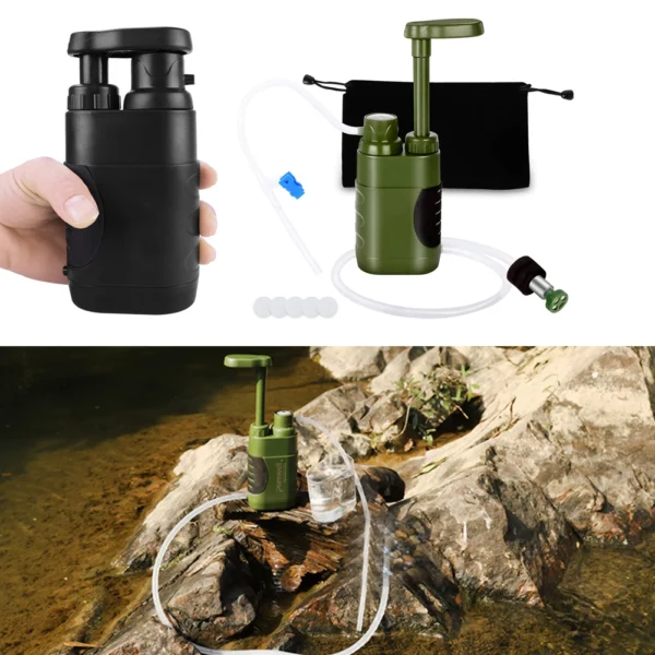 Portable Outdoor Camping Water Filter Purifier