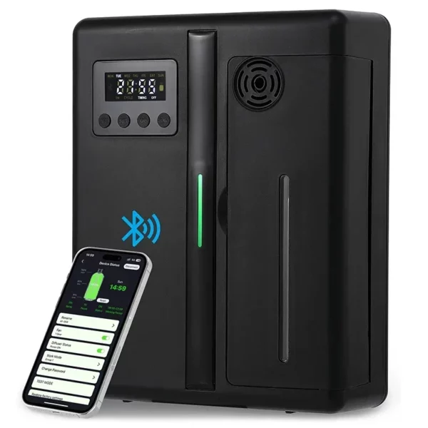 S5cb8b205b7be4ba8a57d1917d2579f77X-2.webp Wall-Mounted Bluetooth Aroma Diffuser 160ml