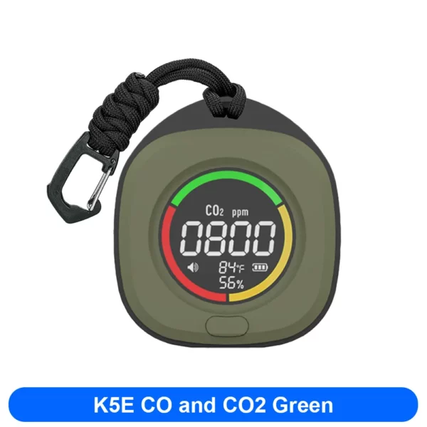 4-in-1 CO CO2 Detector Alarm Monitor