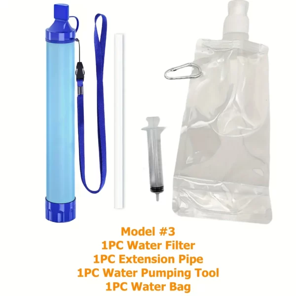 Portable Outdoor Personal Water Filter Straw