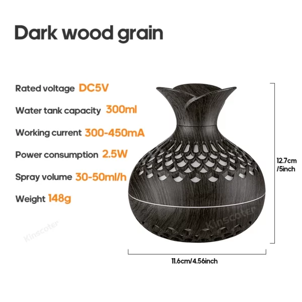 S635307b3f431413b809ce06d72f7b359H.webp Wood Grain USB Aroma Diffuser Humidifier