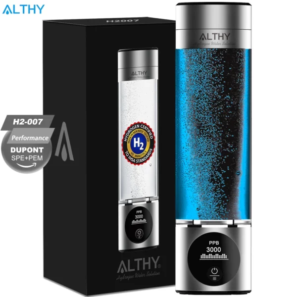 ALTHY Hydrogen Water Generator Bottle 280ml