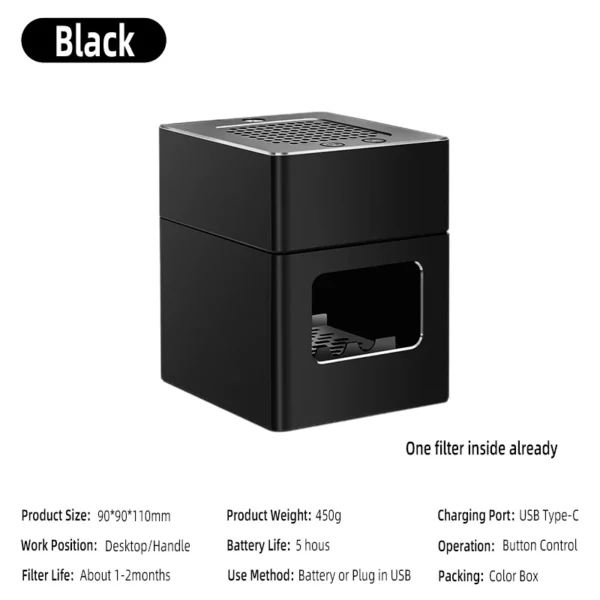 LONHOMON Ashtray Smoke Removal Air Purifier