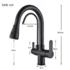 Black Gold 3-Way Kitchen Faucet