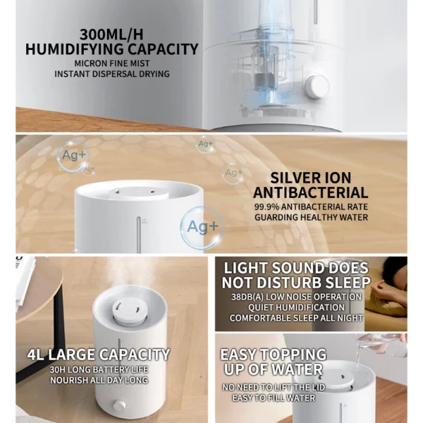 S810981694c2046239a599fc0761e0cabc.webp Xiaomi Mijia Humidifier 2 Mist Maker