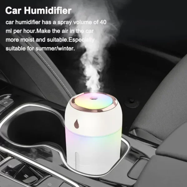 S89ece4609d13402d9db0dd4ff097ff66a.webp Mini USB Aroma Humidifier LED Diffuser