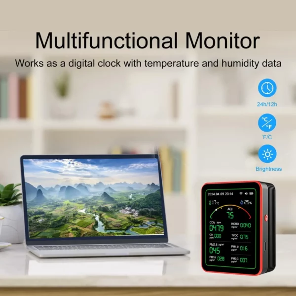Tuya Smart 15-in-1 Air Quality Monitor
