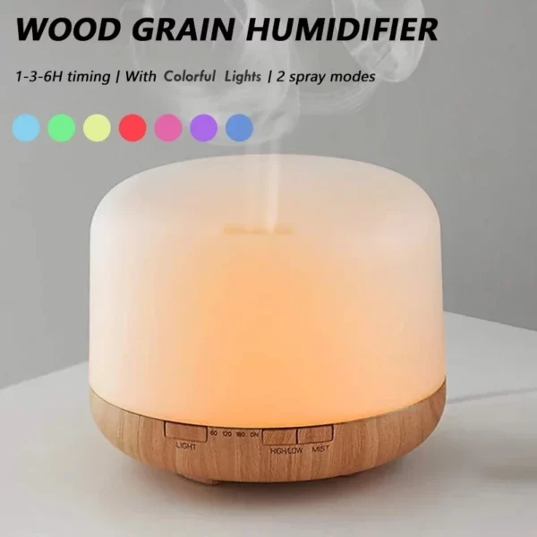 S9226b247fcd84c5e9215a3b45784b7cfM.webp Mini Wood Grain Aroma Diffuser 500ML