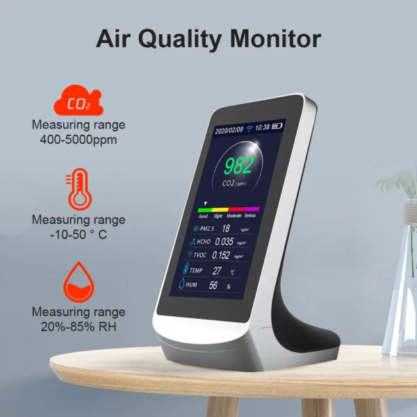 S93b9173f1631498d8af5b663b5694e90s.webp Dienmern WiFi Air Quality Sensor Meter