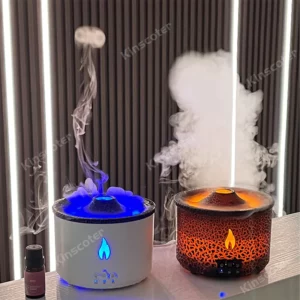 S951c0f8ff4254a85bf5076778d62a87ae.webp Volcano Flame Aroma Diffuser Jellyfish Humidifier