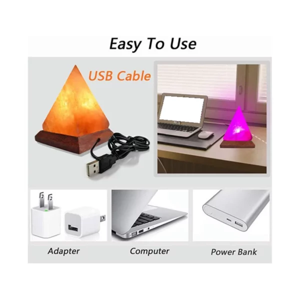 Sb4b745d4653145ea8efd73710703d8e8Q.webp USB Himalayan Salt Crystal Pyramid Lamp