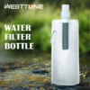 Outdoor Water Filter Straw Bottle Purifier