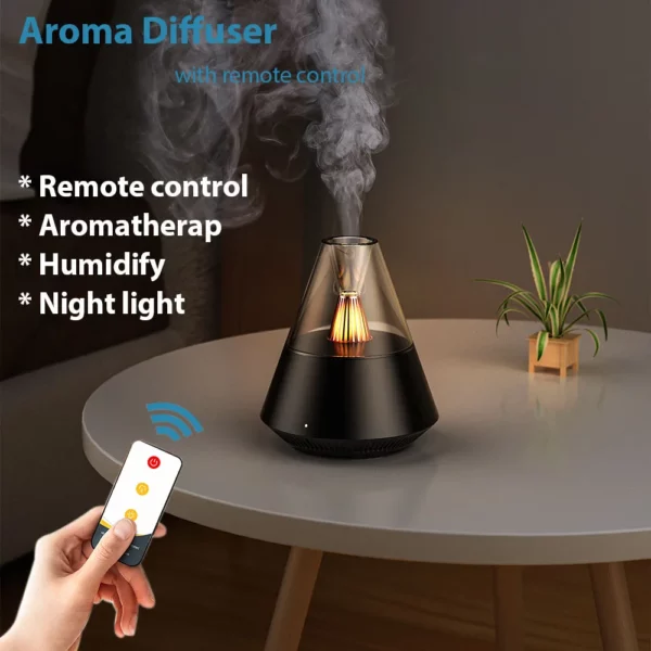 USB Aroma Diffuser Humidifier with Remote 150ml