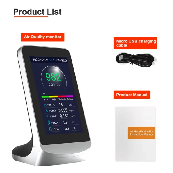 Sca247cda73944244872d0b656bbc7c52X.webp Dienmern WiFi Air Quality Sensor Meter