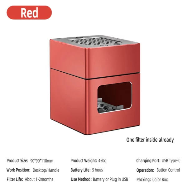 LONHOMON Ashtray Smoke Removal Air Purifier