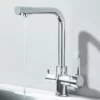 Black Grey Filtered Kitchen Sink Faucet