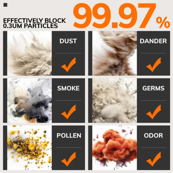 Sd825be98f76b45f8bd12f430d904a2f6m.webp 2-in-1 Air Purifier Humidifier HEPA Filter Combo