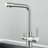 Black Grey Filtered Kitchen Sink Faucet