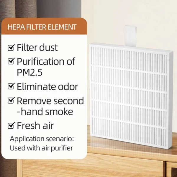 HEPA Filter Air Purifier for Smoke & Odor Removal