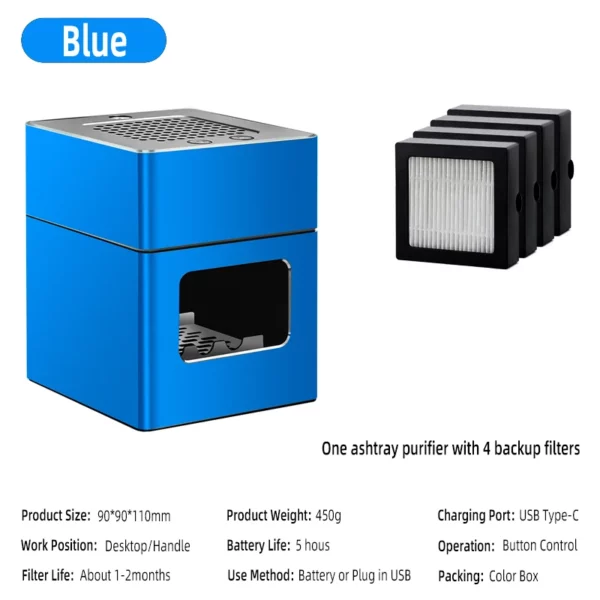 LONHOMON Ashtray Smoke Removal Air Purifier