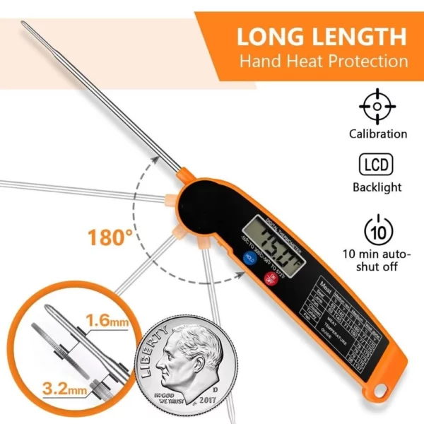 Digital Food Thermometer Kitchen Cooking Tool