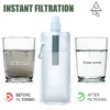 Outdoor Water Filter Straw Bottle Purifier