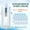 Outdoor Water Filter Straw Bottle Purifier